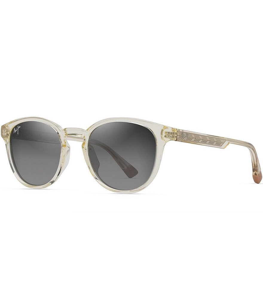 

Круглые солнцезащитные очки унисекс Maui Jim Hiehie PolarizedPlus250 мм, серый