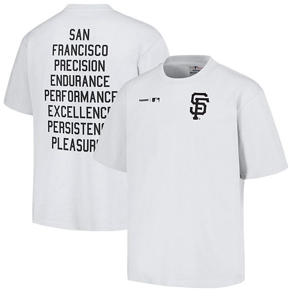 

Мужская футболка pleasures white san francisco giants precision Unbranded