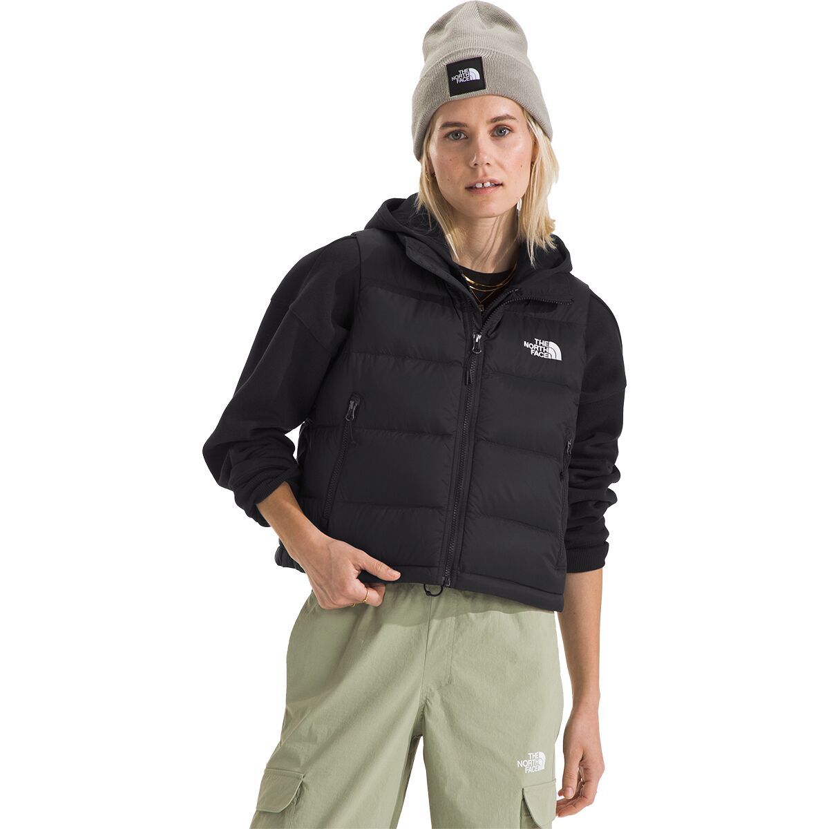 

Гидреналайт пуховая юбка-трапеция жилет The North Face, черный