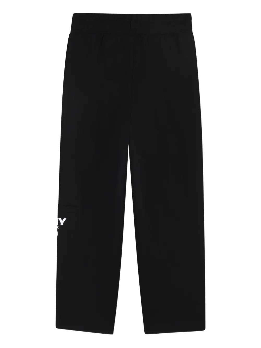 Брюки с принтом логотипа и кулиской Dkny Kids, черный — фото 2