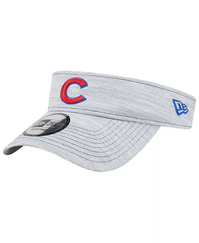 

Мужские серые регулируемые козырьки Chicago Cubs New Era, серый