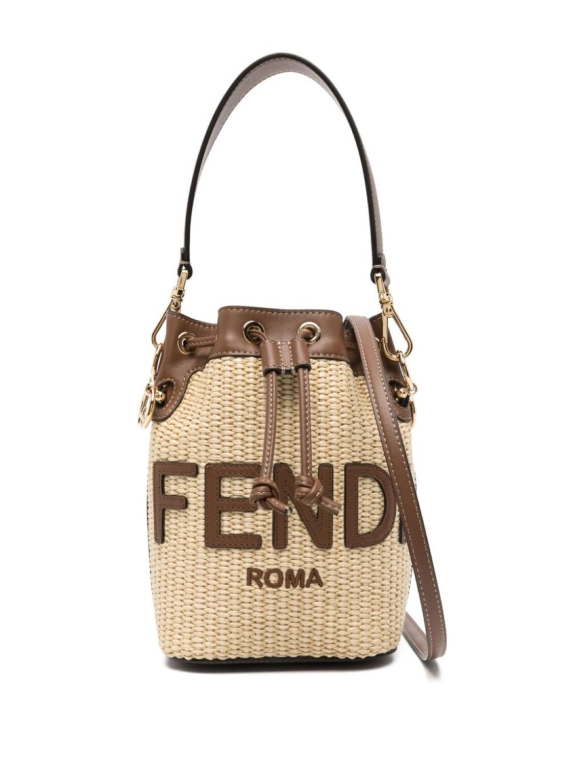 

Сумка-ведро FENDI Mon Tresor, нейтральный цвет