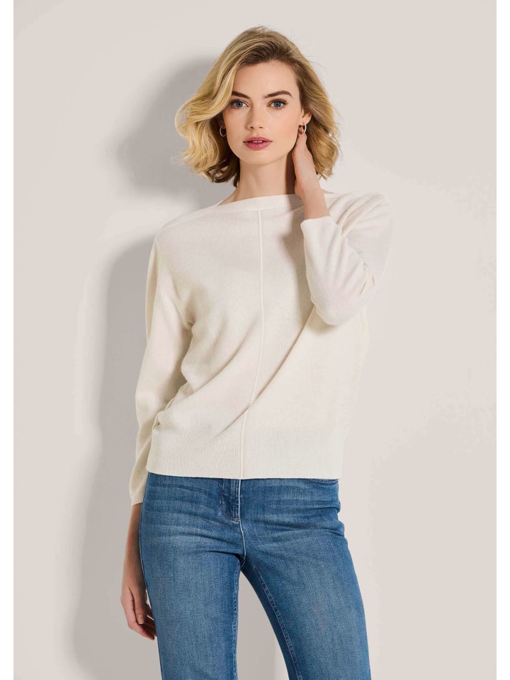 

MADELEINE Свитер Submarine с рукавами "летучая мышь" кремового цвета