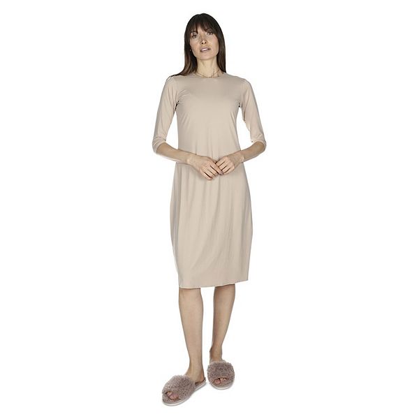 

Платье-комбинация с рукавом 3/4 Memoi, Beige