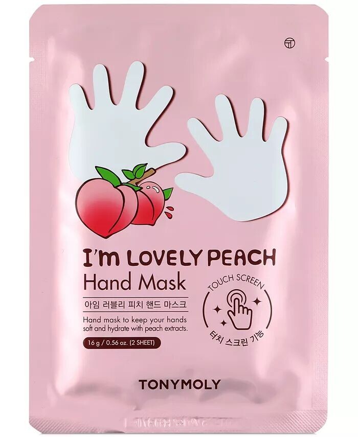 

Персиковая маска для рук I'm Lovely Tonymoly