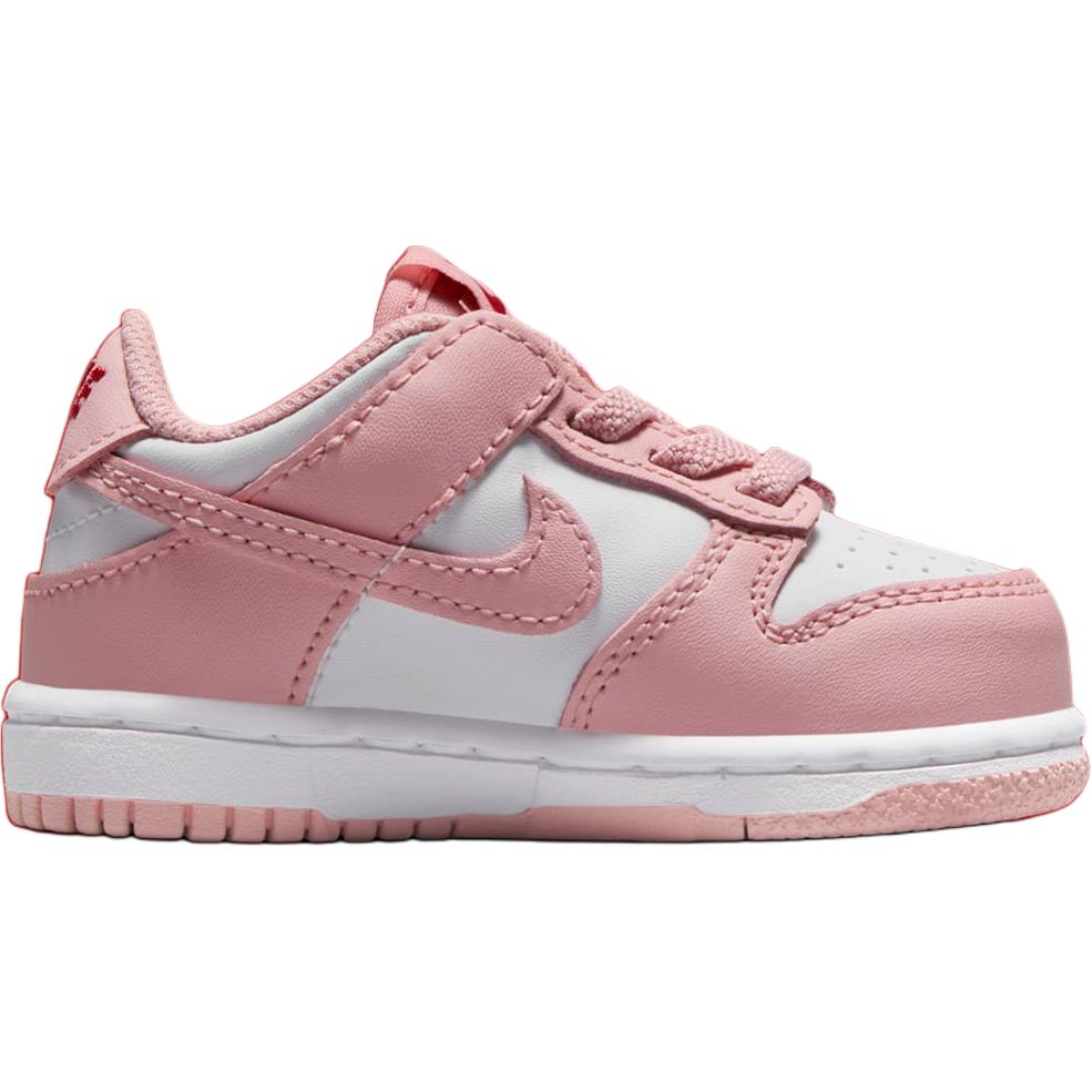 Nike Dunk Abrasion Resistant Низкие Детские Ботиночки Розовый Белый — фото 2