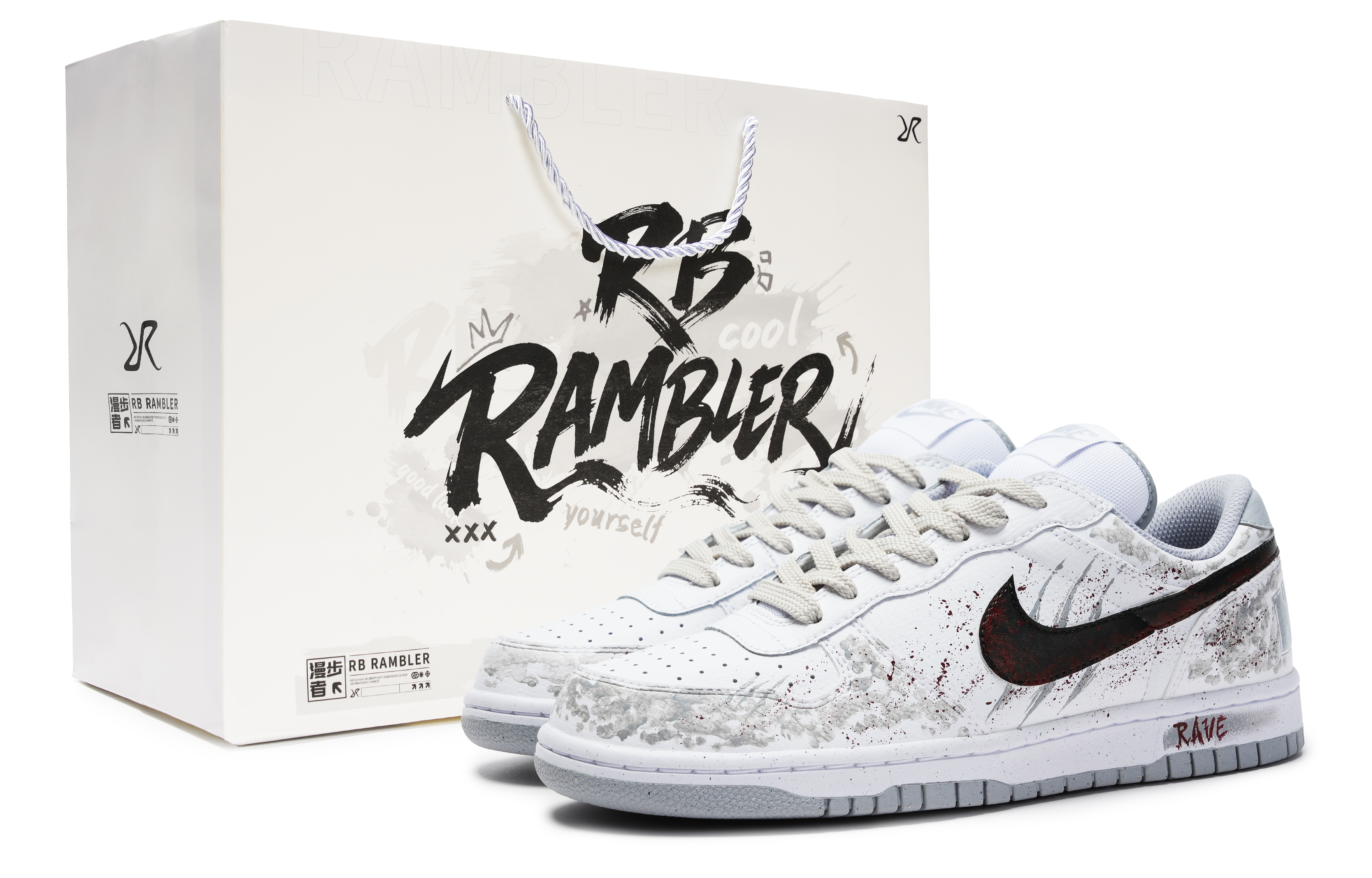 

Nike Большие устойчивые к истиранию дышащие низкие кроссовки для скейтбординга Unisex серый белый