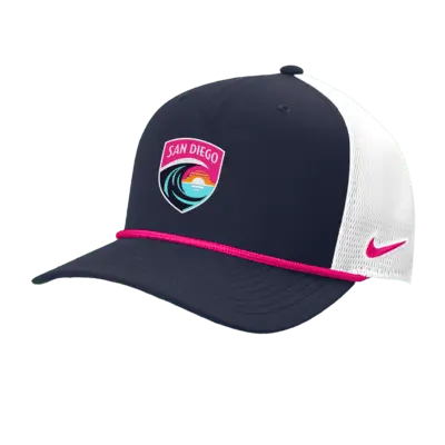 

Бейсболка Nike San Diego Wave FC NWSL Trucker Cap, темно-синий