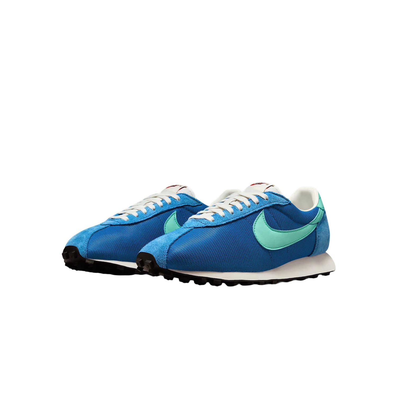 Кроссовки LD 1000 Textile, Leather Breathable Support Low top для мужчин Nike, pacific синий/canvas белый/черный/bleached sapphire зеленый — фото 4