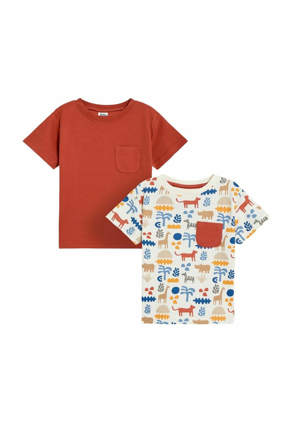 

Базовая футболка REGULAR FIT 2 PACK JoJo Maman Bébé, бежевый