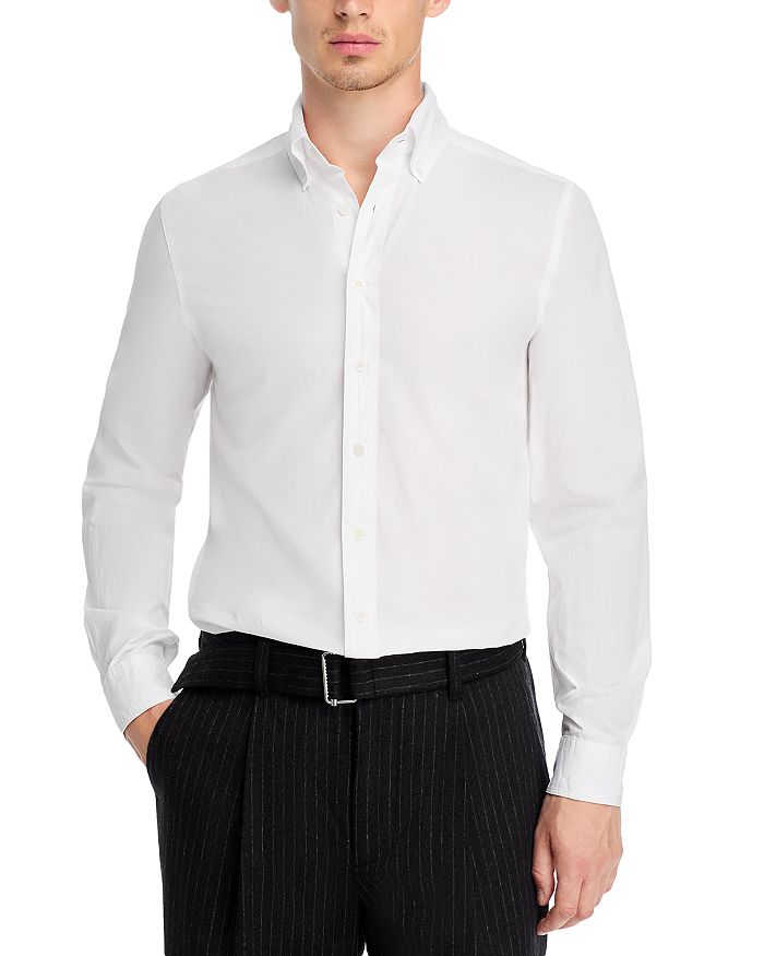

Классическая хлопковая спортивная рубашка – эксклюзивная The Men's Store at Bloomingdale's, белый