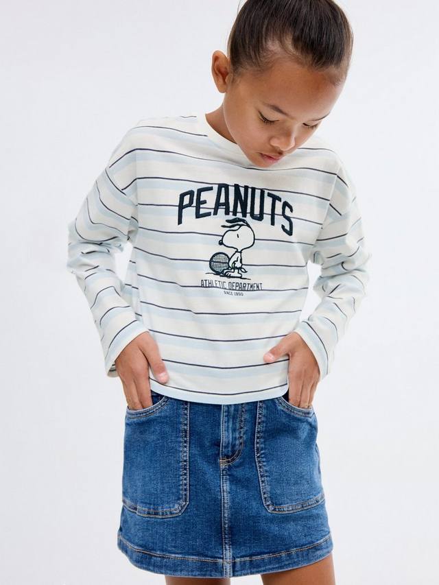 

Детская футболка с длинным рукавом Snoopy Mango, Light Pastel Blue