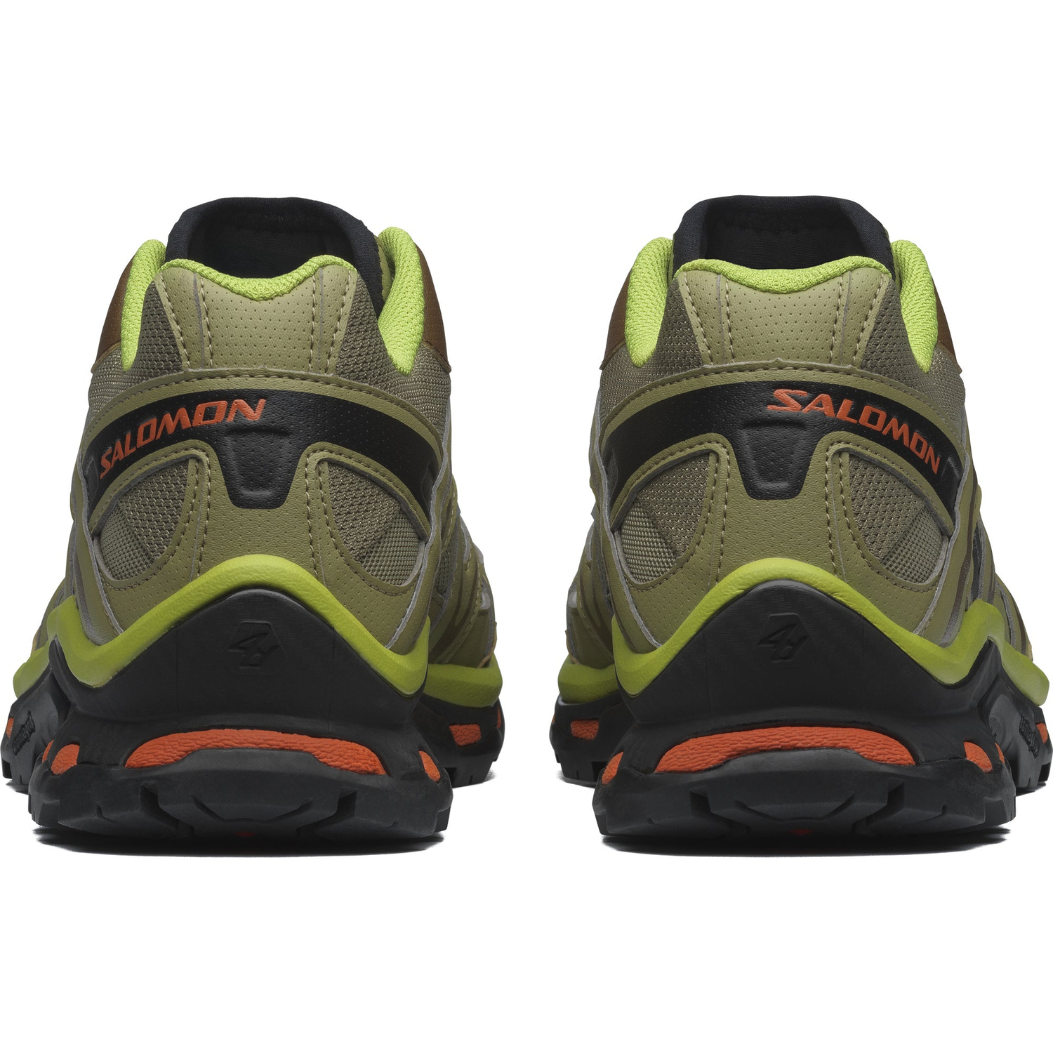 XT Quest амортизация поддержка унисекс обувь для улицы SALOMON, зеленый/черный/оранжевый — фото 4