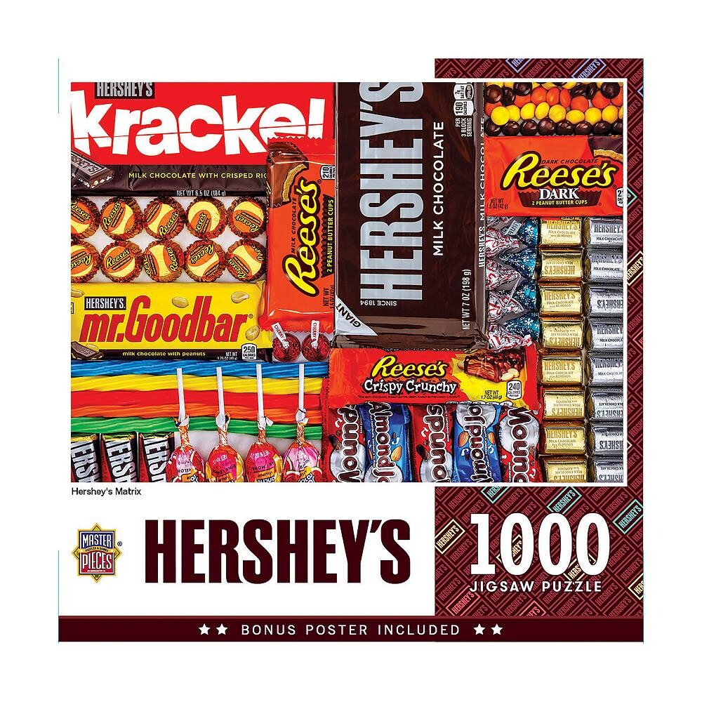 

Пазлы Masterpieces 1000 шт. Hershey's Matrix Puzzle Masterpieces Puzzles, мультиколор