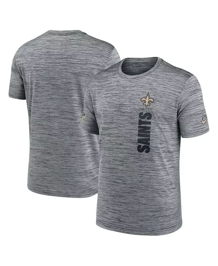 

Мужская серая футболка New Orleans Saints 2024 Sideline Velocity Performance Nike