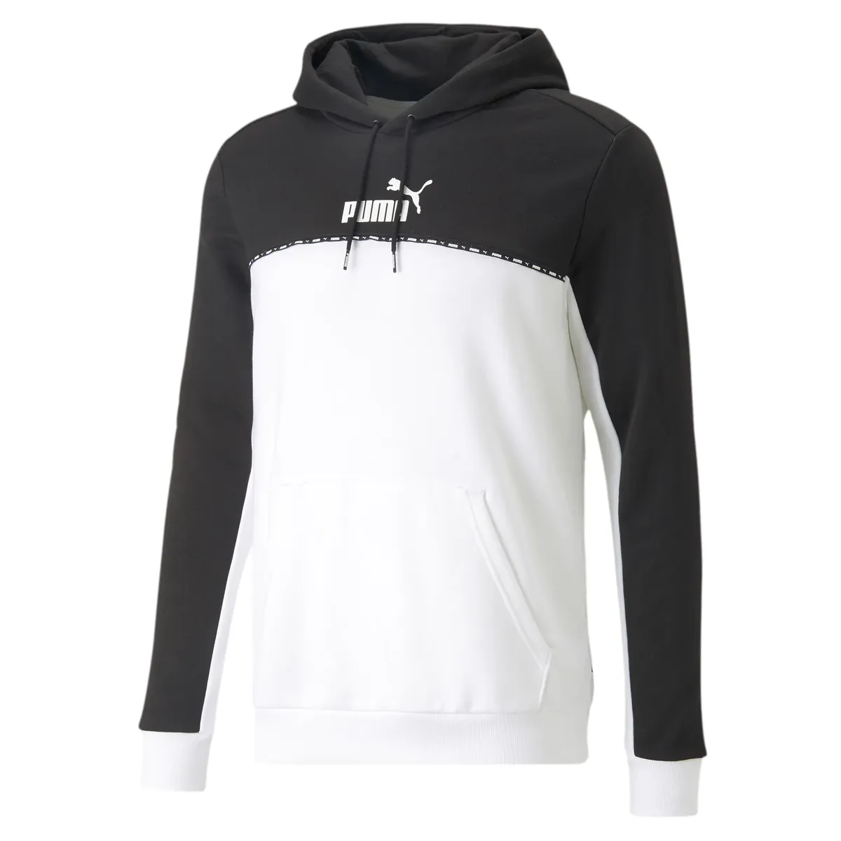 

Толстовка PUMA с капюшоном "ESS BLOCK X TAPE HOODIE TR", черный