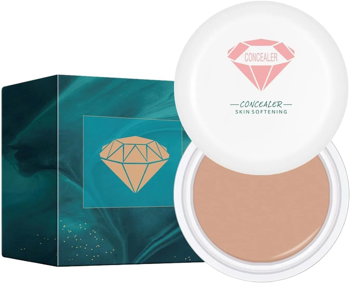 Консилер для лица кремовый, универсальный оттенок, 15 г, темный телесный