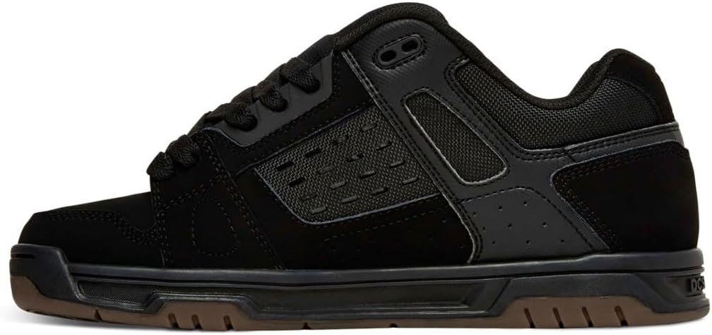 Мужские кеды DC Stag низкие для скейта Dc Shoes, черный — фото 3