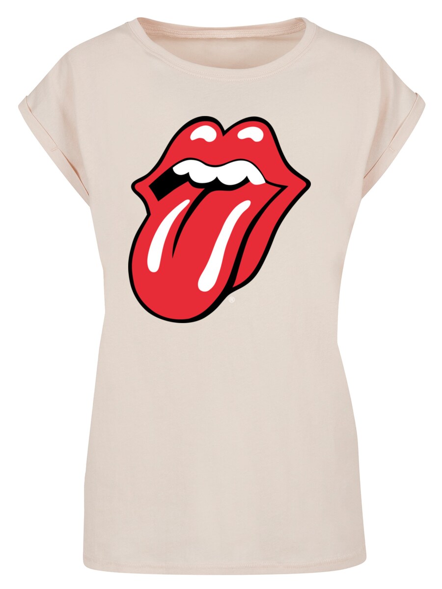 

Рубашка F4NT4STIC The Rolling Stones Classic Tongue Blk, песочный