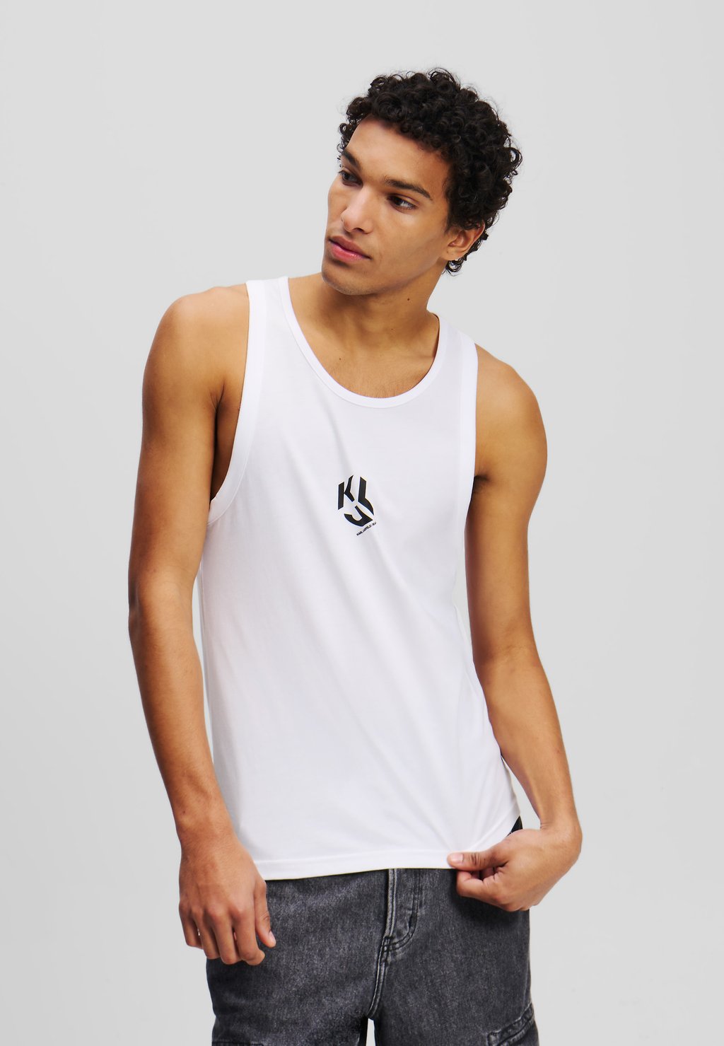

Топ MONOGRAM Karl Lagerfeld Jeans, белый