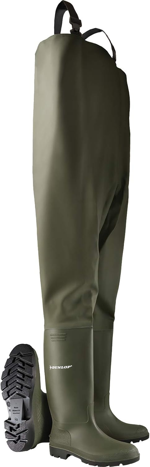 

Мужские резиновые сапоги DUNLOP Wellington, размер 8.5, Olive