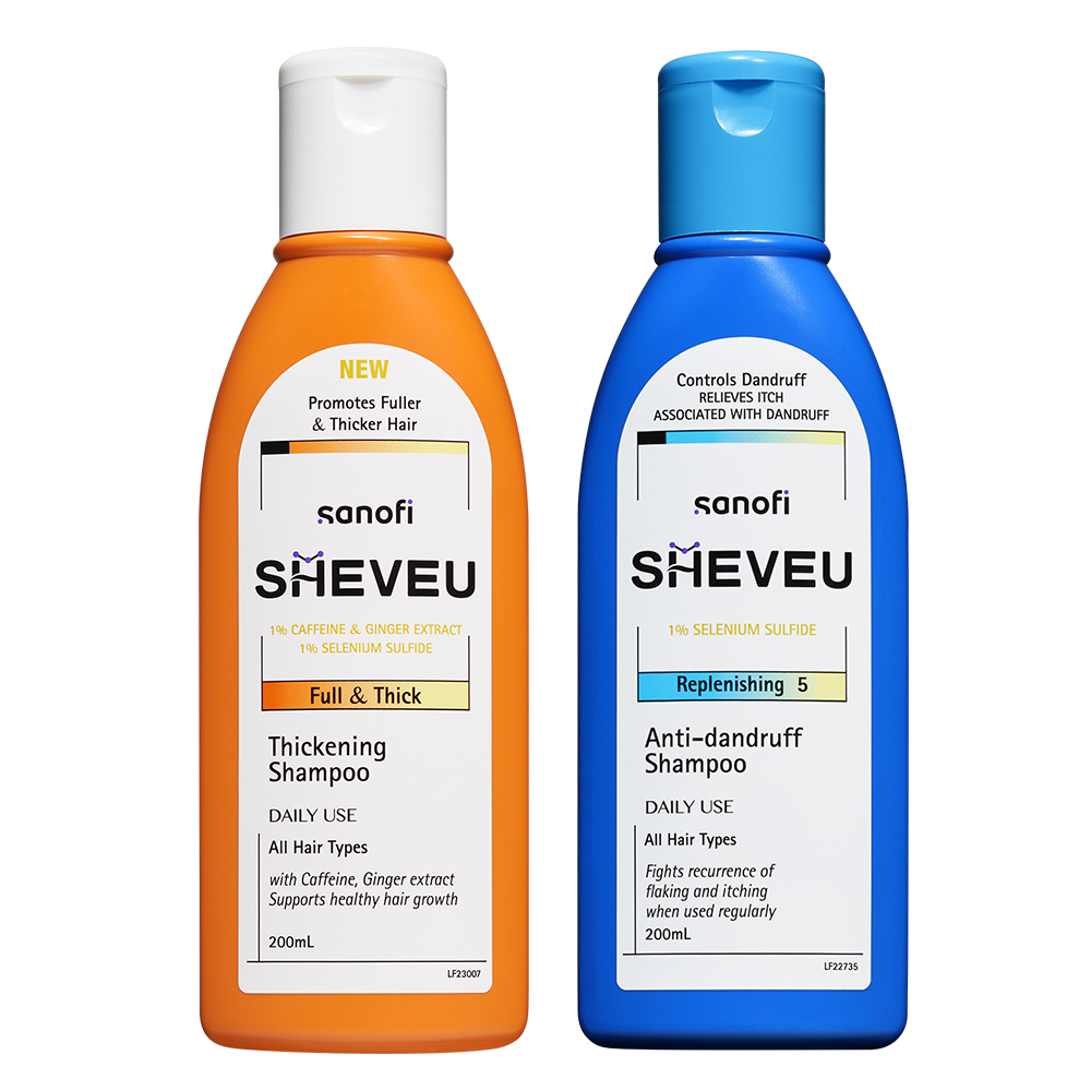 

Шампунь против перхоти для контроля жирности и восстановления, снятия зуда 200мл*2 SHEVEU