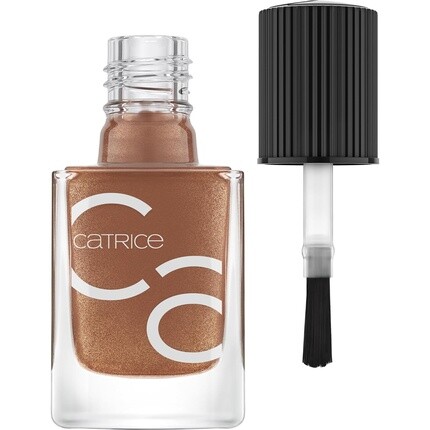 Catrice Iconails Gel Lacquer лак для ногтей № 172 Коричневый стойкий глянцевый без ацетона веганский без микропластиковых частиц без консервантов 10,5 мл — фото 2