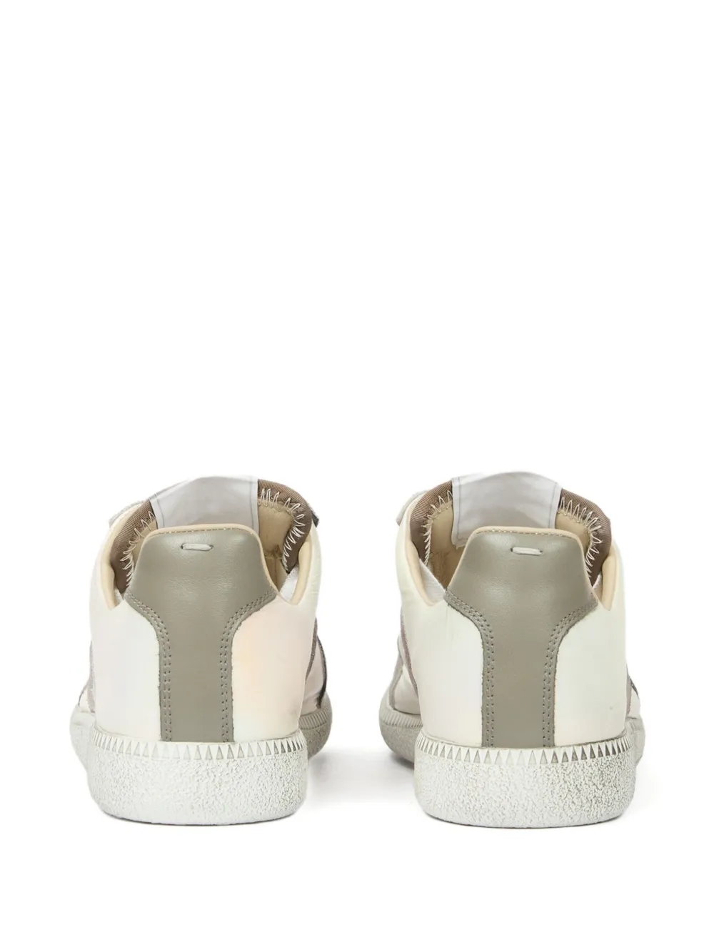 

Кроссовки с эффектом металлик MAISON MARGIELA, белый