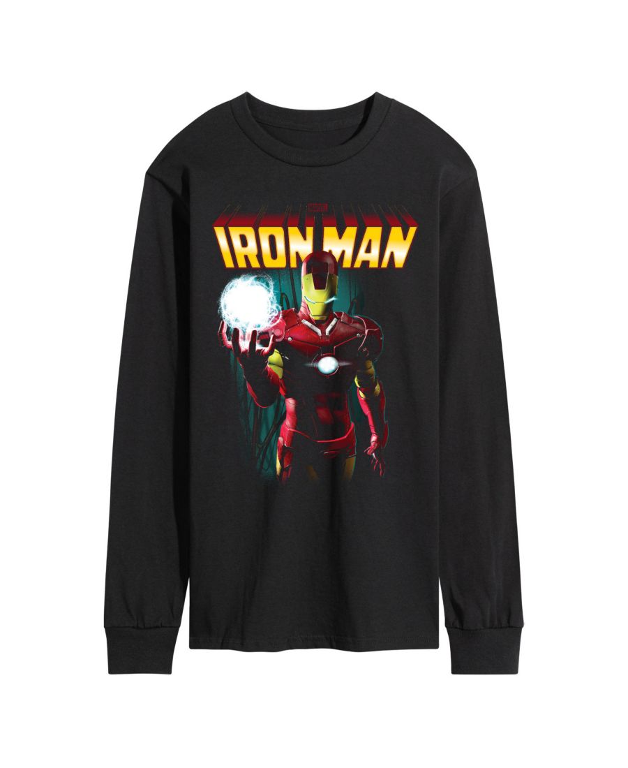 

Мужская футболка с длинными рукавами "Железный человек" AIRWAVES, Black, Черный, Мужская футболка с длинными рукавами "Железный человек" AIRWAVES, Black