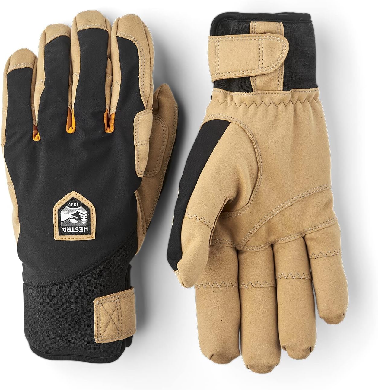 

Перчатки Hestra Ergo Grip Vektor I 5-пальцевые, для скалолазания и альпинизма, Black