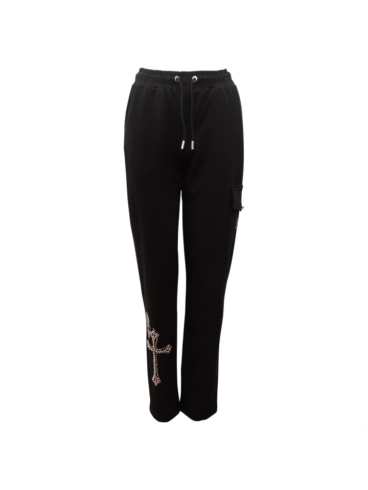 

Деловые спортивные брюки черного цвета Roberto Geissini