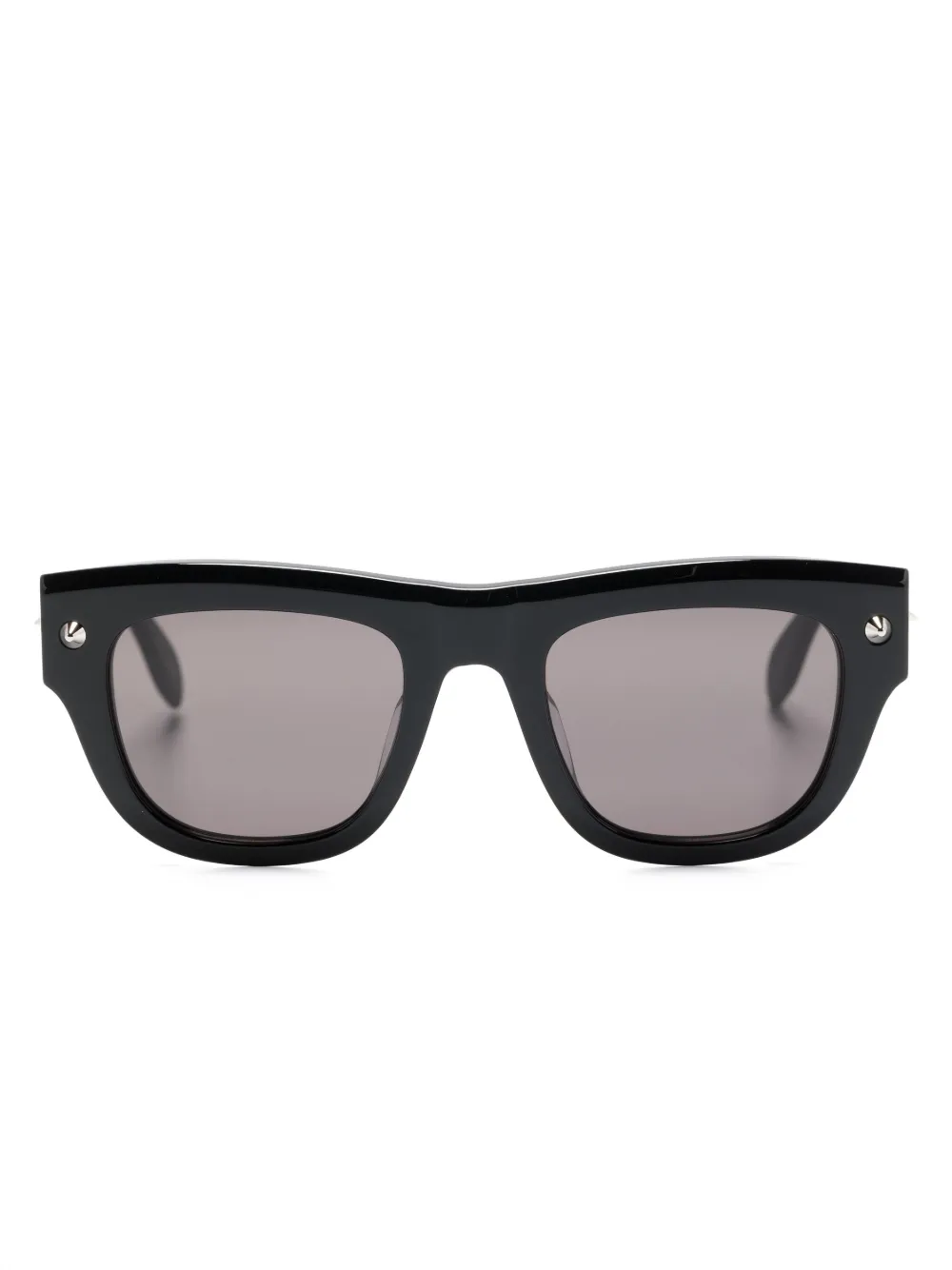 

Солнцезащитные очки в квадратной оправе Alexander McQueen Eyewear, черный