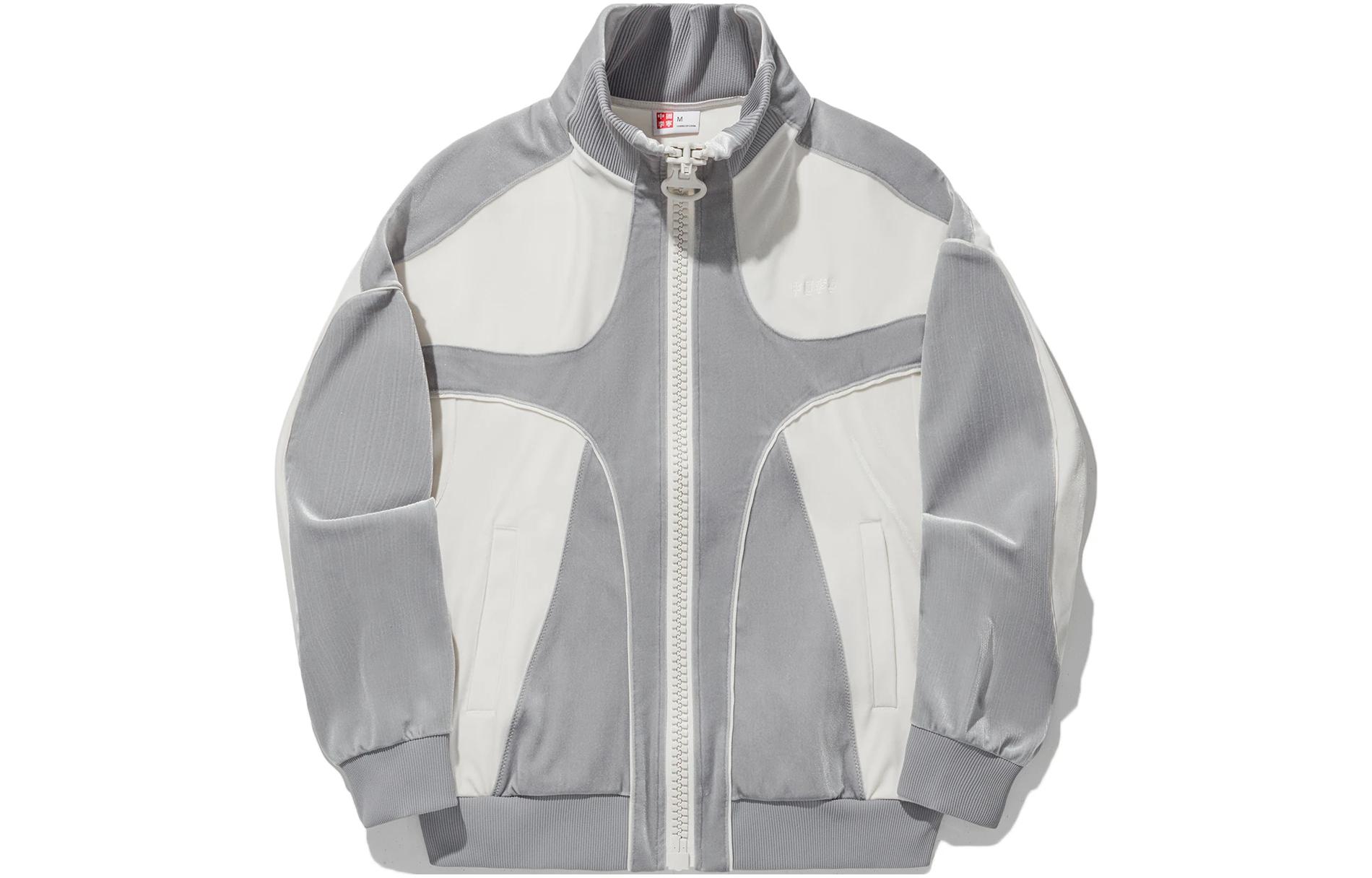 

LiNing Куртка женская экрю ультра-серая, Ecru Ultimate Gray