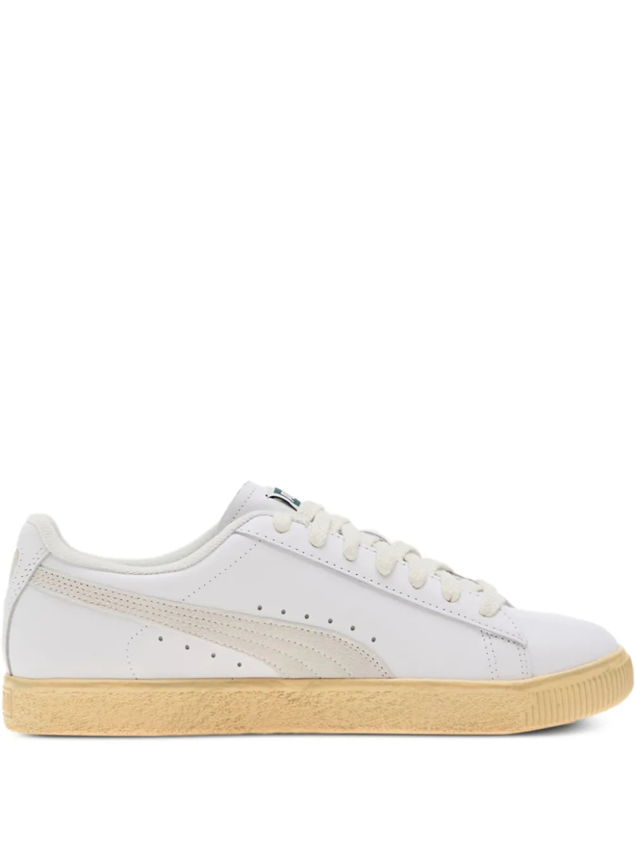 

Кожаные кроссовки Clyde Vintage PUMA, белый