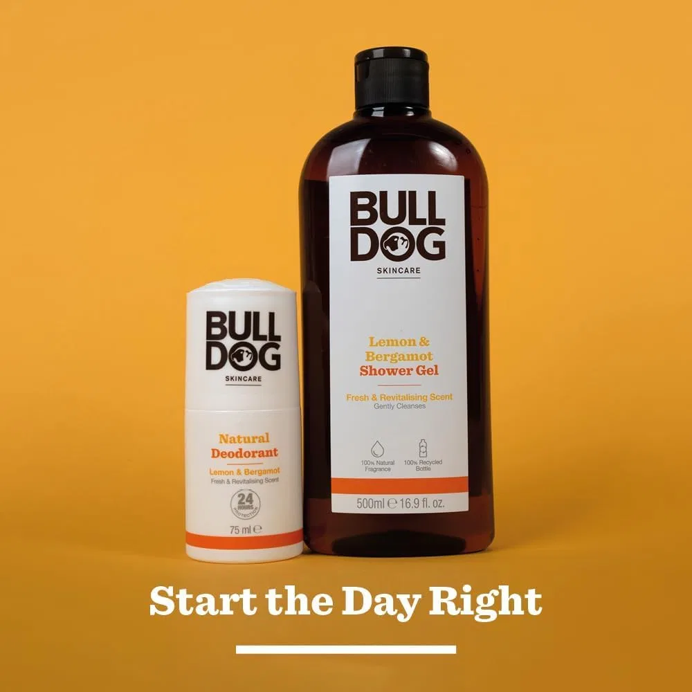 Мужской роликовый дезодорант BULLDOG SKINCARE Lemon Bergamot, 75 мл, 3 шт. Bulldog — фото 4