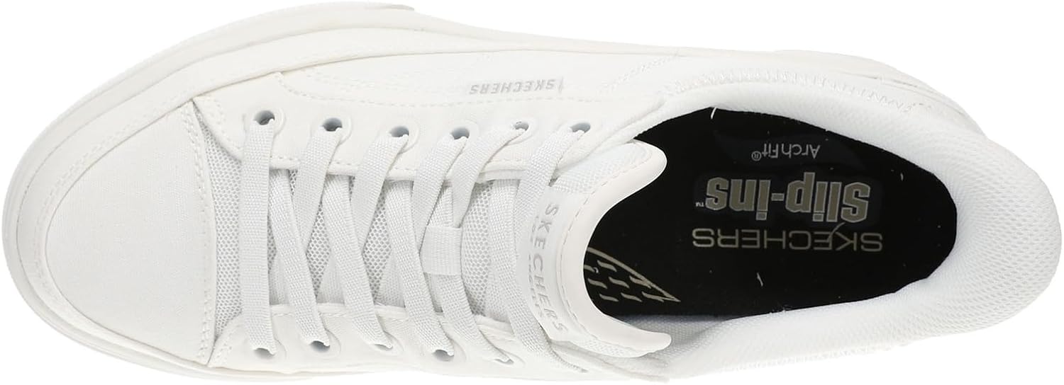 Мужские кроссовки Skechers Arch Fit Arcade - See Ya There без шнурков, белый — фото 2