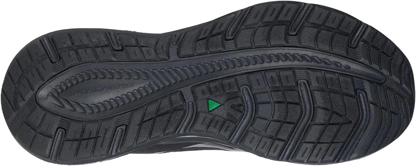 Мужские низкие кроссовки Skechers Edgeride Exodis, Black Mesh Fabric — фото 4
