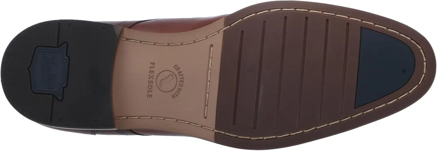 Мужские оксфордские туфли Florsheim Fermo с перфорацией на мышке, коньячный — фото 4