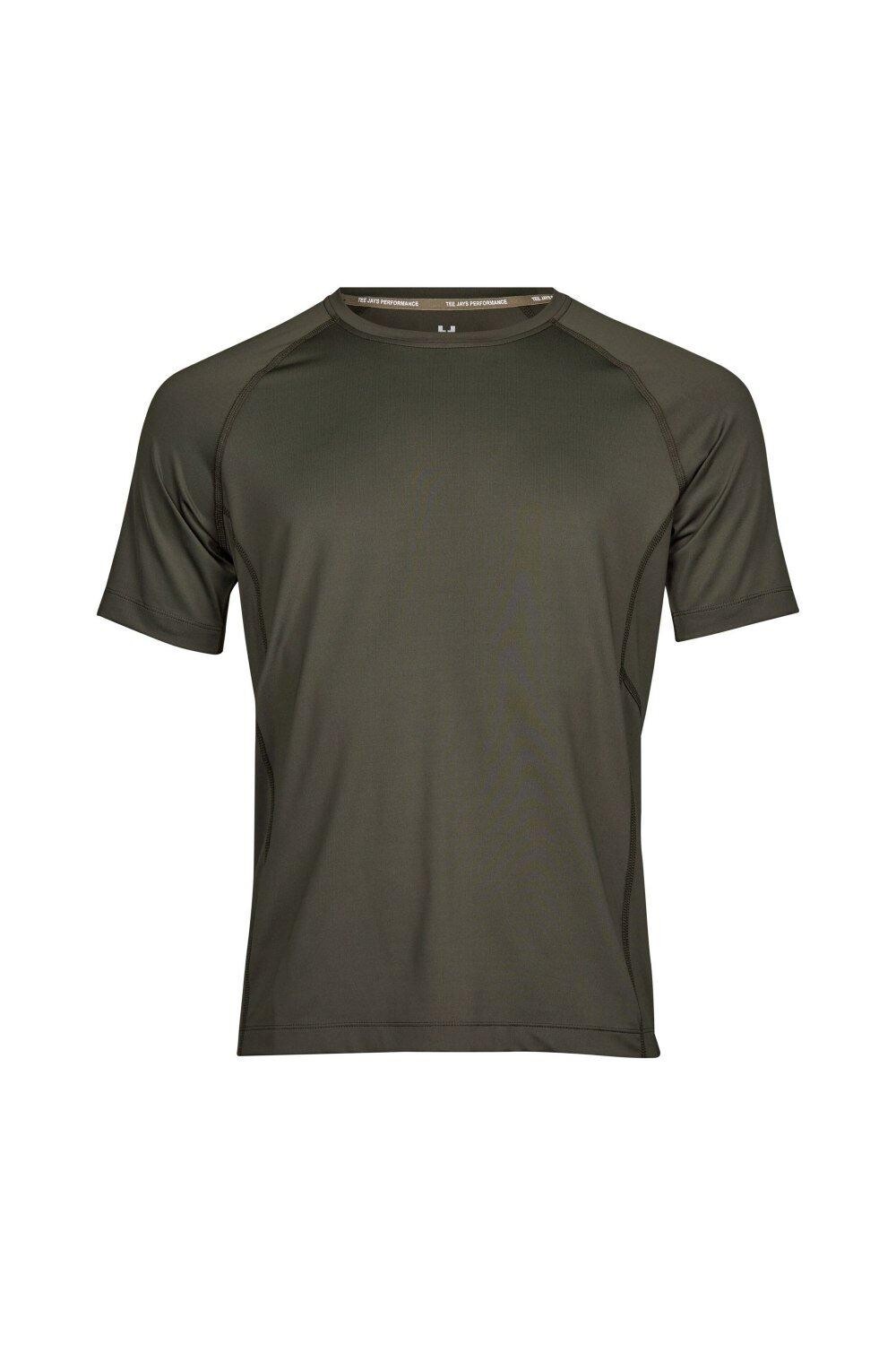 

Футболка Cool Dry с короткими рукавами TEE JAYS, зеленый