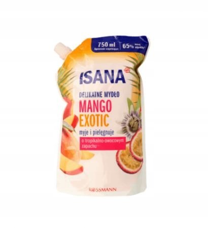 

Жидкое мыло Isana MANGO EXOTIC MEGA сменный блок 750 мл