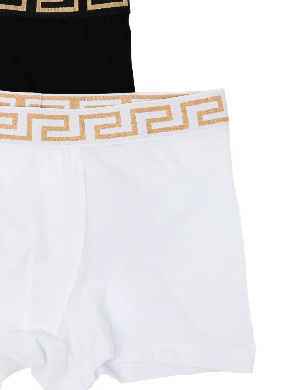 Боксеры с геометрическим принтом (набор из двух штук) Versace Kids, белый — фото 3