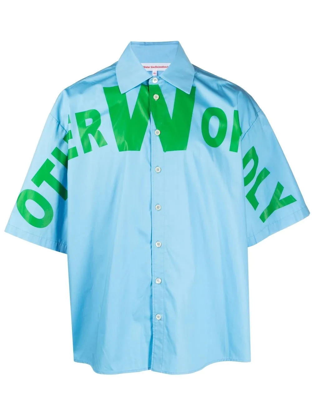 

Рубашка Otherwordly с короткими рукавами Walter Van Beirendonck, синий
