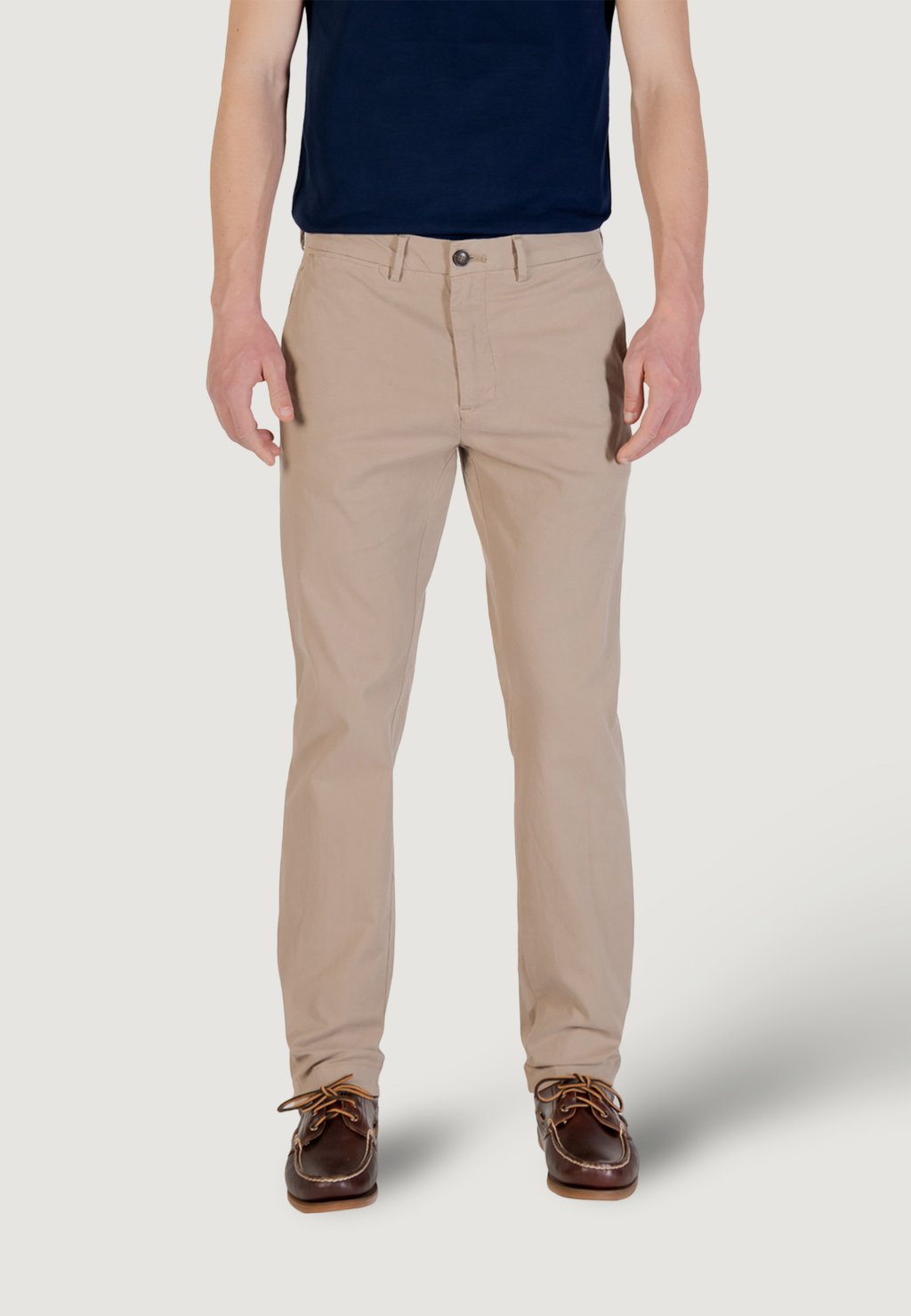 

Чиносы Pantaloni leggeri lunghi 210 grammi / mq in twill stretch Manifattura Borghese, бежевый