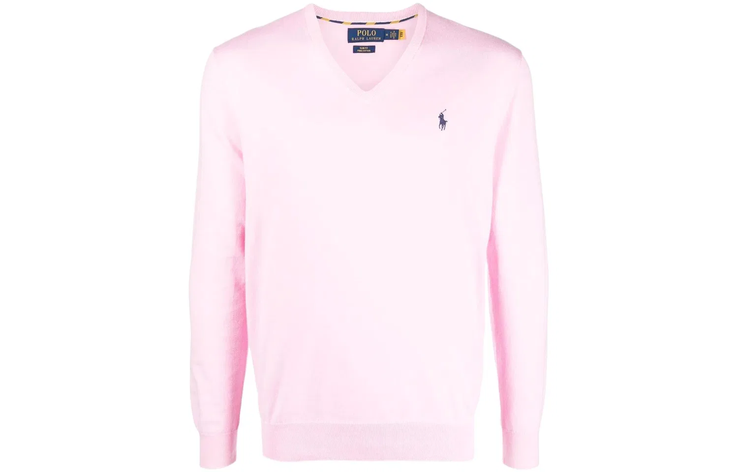 Свитер с вышитым логотипом Polo Ralph Lauren розовый