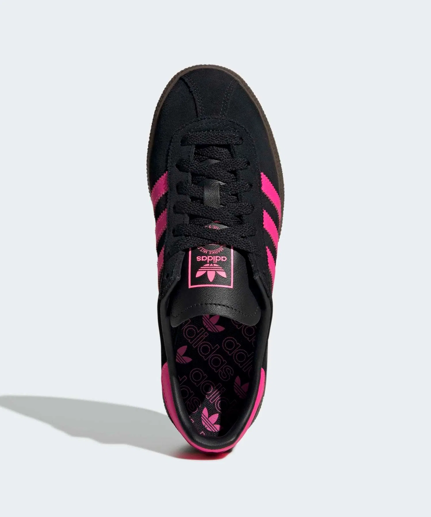 Унисекс кроссовки кожаные Adidas Originals Muenchen чёрные — фото 2