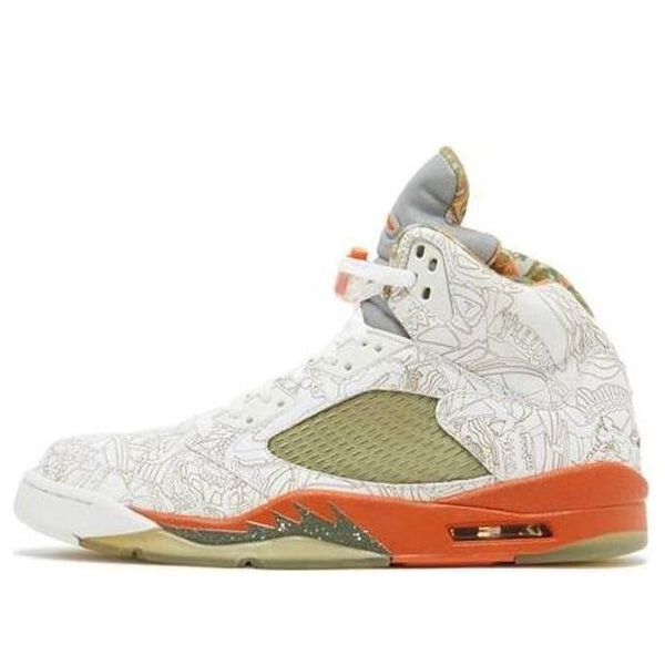 

Кроссовки 5 ретро ра Air Jordan, белый