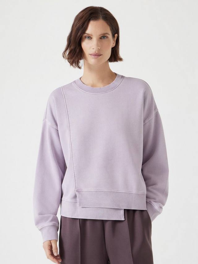 

Толстовка с асимметричной вставкой HUSH, цвет Lilac