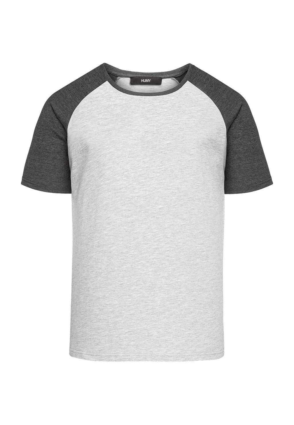

Базовая футболка ROUND NECK COLLOR BLOCK A S Humy, серый
