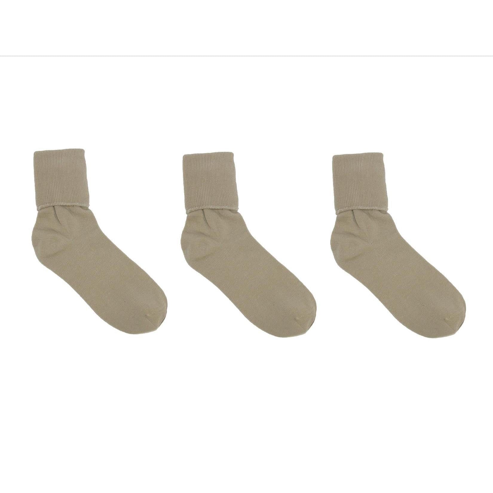 

Женские носки из органического хлопка с отворотом (упаковка из 3 шт.) Jefferies Socks, хаки