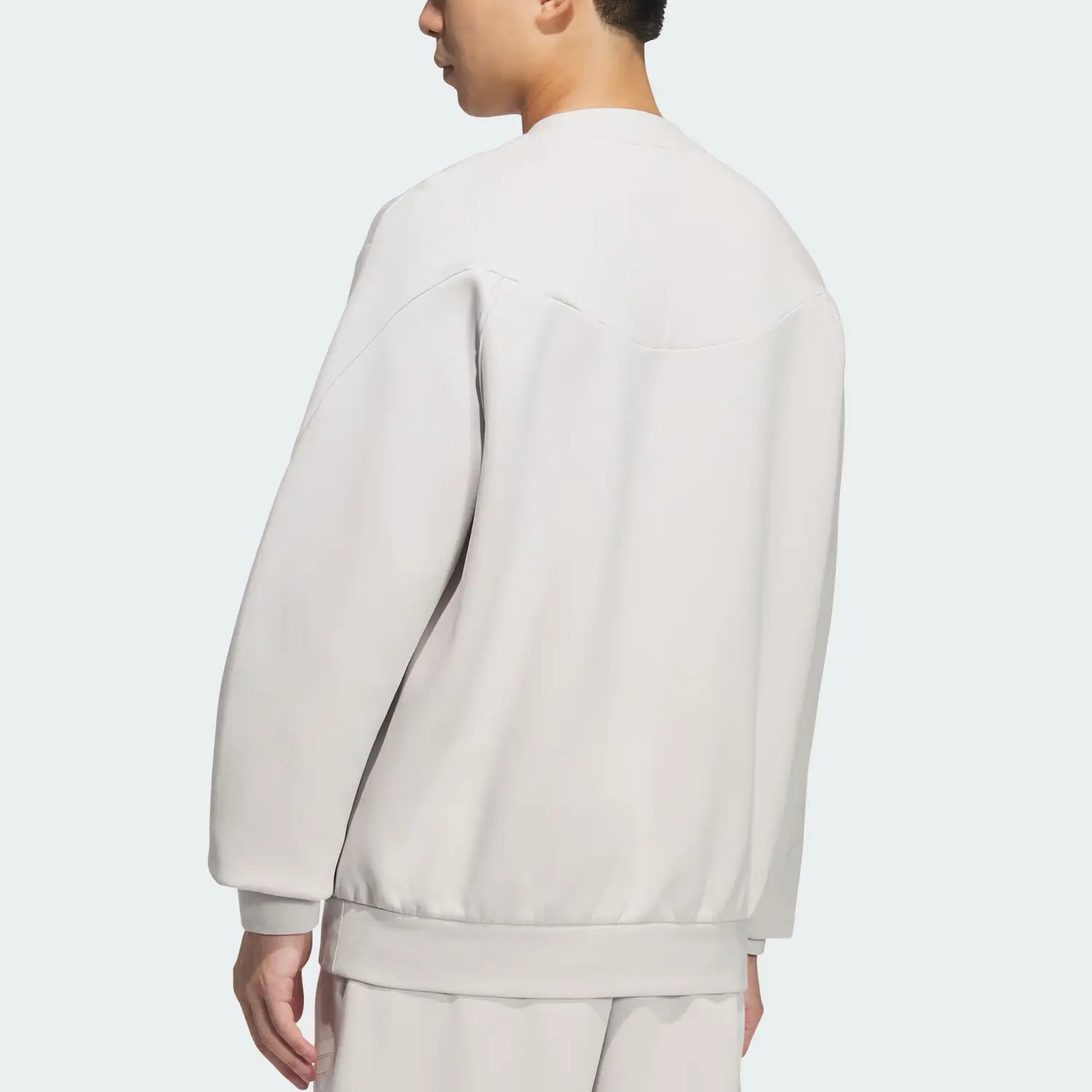 Свитшот FOS FUTURE STYLE SWEAT CREW мужская Adidas, светло-серый — фото 4